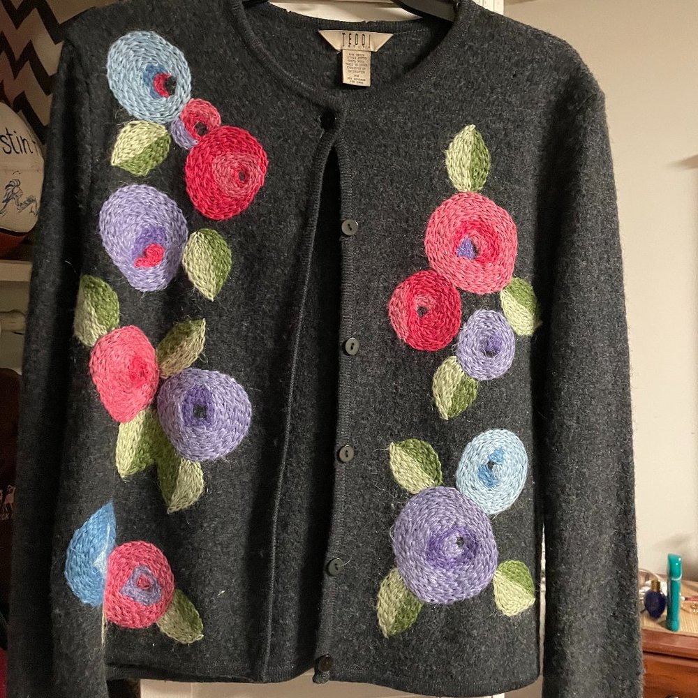 Teddi Embroidered Sweater